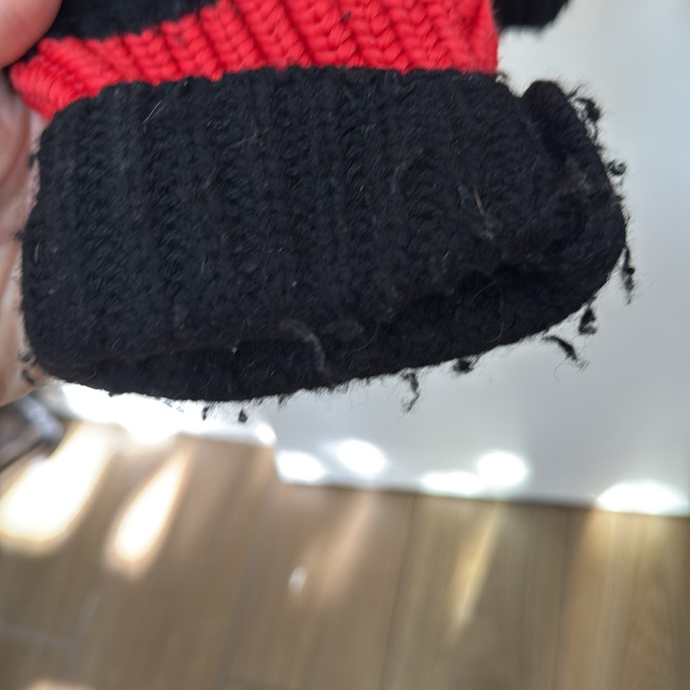 Alexander Wang Black and Red Striped Cardigan Sweater - Picture 4 of 5